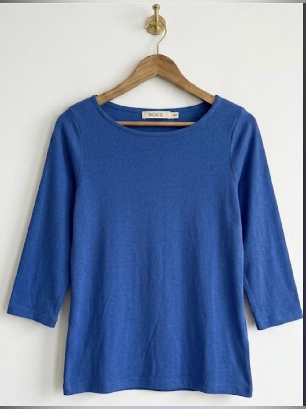 Ricki’s Boat Neck Knit Sweater Cobalt Blue Women’s Small